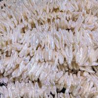 Biwa kultivierte Süßwasserperlen, Natürliche kultivierte Süßwasserperlen, DIY, weiß, 6-22mm, Länge:ca. 15 ZollInch, verkauft von Strang