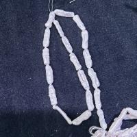 Biwa Cultured Freshwater Pearl Beads, DIY, white, 6-17mm Approx 15 Inch 