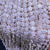 Barock kultivierten Süßwassersee Perlen, Natürliche kultivierte Süßwasserperlen, DIY, weiß, 11x12mm, Länge:ca. 15 ZollInch, verkauft von Strang