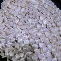 Barock kultivierten Süßwassersee Perlen, Natürliche kultivierte Süßwasserperlen, DIY, weiß, 12x12mm, Länge:ca. 15 ZollInch, verkauft von Strang