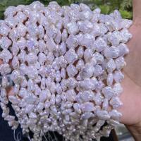 Baroque Cultured Freshwater Pearl Beads, DIY, white, 10-12mm Approx 15 Inch 