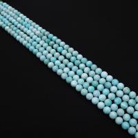 Perles amazonite, Rond, DIY & normes différentes pour le choix, bleu ciel Environ 38 cm, Vendu par brin