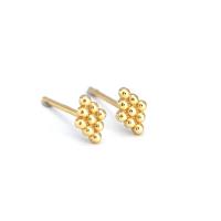Sterling Silver Stud Earring, 925 Sterling Silver, plated, fashion jewelry & for woman 6.5mm 