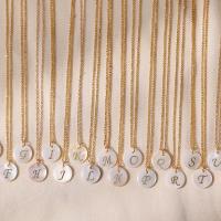 Ожерелье из ракушки Южного моря, Латунь, с Shell Pearl, с 2.36inch наполнитель цепи, 18K позолоченный, ювелирные изделия моды & различные модели для выбора & Женский, Золотой, 17.3mm, длина:Приблизительно 17.7 дюймовый, продается PC