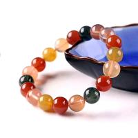 Bracelets quartz, quartz rutile, avec Fukurokuju, unisexe & normes différentes pour le choix, couleurs mélangées Environ 30 cm, Vendu par PC