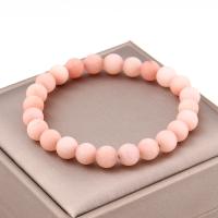 Aventurine Bracelets, Pink Aventurine, for woman, pink, 8mm Approx 29 cm 