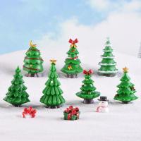 Resina sintética Decoración, Árbol de Navidad, Lindo & diferentes estilos para la opción, más colores para la opción, Vendido por UD