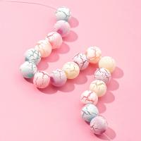 Knistern Acryl Perlen, rund, DIY & verschiedene Größen vorhanden, gemischte Farben, verkauft von Tasche