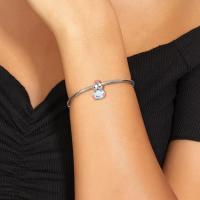Sterling Silver Bracelets, 925 Sterling Silver, with Moonstone, fashion jewelry & epoxy gel 