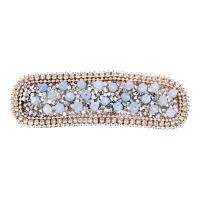 Hair Snap Clips, Crystal, with Zinc Alloy, Korean style & for woman & with rhinestone [