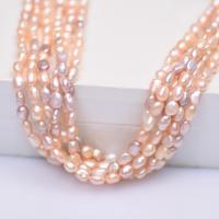 Baroque Cultured Freshwater Pearl Beads, DIY, multi-colored, 5-6mm Approx 35-37 cm 