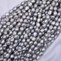 Keshi Cultured Freshwater Pearl Beads, DIY grey Approx 37 cm 