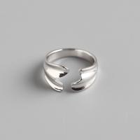 Sterling Silver Finger Ring, 925 Sterling Silver, fashion jewelry & for woman, 11.3mm, Inner Approx 17mm 