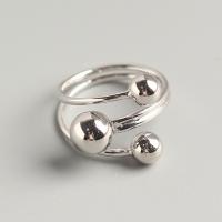 Стерлингового серебра кольцо, 925 пробы, ювелирные изделия моды & Женский, внутренний диаметр:Приблизительно 17.5mm, продается PC