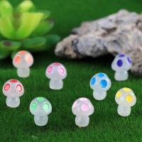 Resin Decoration, mushroom, for home and office & cute & luminated 