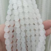 Perles murano faites à la main , chalumeau, DIY, blanc Environ Vendu par brin[