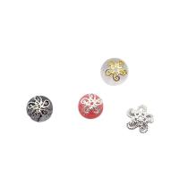 Sterling Silber Perlenkappen, 925 Sterling Silber, Blütenblätter, plattiert, DIY & verschiedene Größen vorhanden, keine, verkauft von PC[