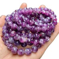 Natürliche Amethyst Perlen, rund, verschiedene Größen vorhanden & für Frau, Länge:ca. 7 ZollInch, verkauft von PC