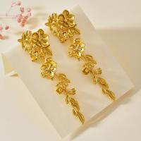 Zinc Alloy Drop Earring, gold color plated, fashion jewelry & for woman 