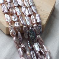 Barock kultivierten Süßwassersee Perlen, Natürliche kultivierte Süßwasserperlen, DIY, violett, 15x6mm, Länge:ca. 37-39 cm, verkauft von Strang