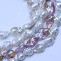 Perles nacres baroques de culture d'eau douce , perle d'eau douce cultivée, DIY, plus de couleurs à choisir, 14-20mm Environ 39-41 cm, Vendu par brin