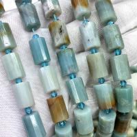 Perles amazonite, pilier, DIY & facettes, couleurs mélangées Environ 38 cm, Vendu par brin