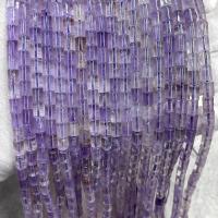 Perlas ametrino naturales, Columna, Bricolaje, Púrpura, 5x7mm, longitud:aproximado 38 cm, Vendido por Sarta