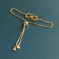 Titanium Steel Bracelet & Bangle, Envelope, Vacuum Ion Plating, fashion jewelry & for woman & hollow Approx 18 cm 