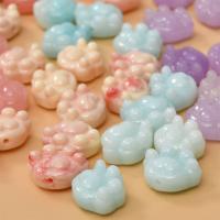 Harz Perlen Schmuck, Klaue, Niedlich & DIY, keine, 13x16mm, Bohrung:ca. 1.2mm, verkauft von PC