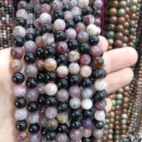 Natural Tourmaline Beads, Round, DIY cm 