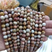 Achat Perlen, rund, DIY & verschiedene Größen vorhanden, Länge:38 cm, verkauft von Strang