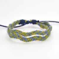 Friendship Bracelets, Cotton Fabric, handmade, fashion jewelry & Unisex 1cm Approx 16-28 cm 