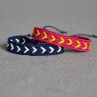 Friendship Bracelets, Cotton Fabric, handmade, fashion jewelry & Unisex 1.5cm Approx 16-18 cm 