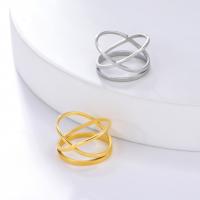 Titanium Steel Finger Ring, plated, fashion jewelry & Unisex 14.7mm 