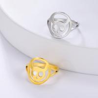 Titanium Steel Finger Ring, plated, fashion jewelry & Unisex 16.5mm 