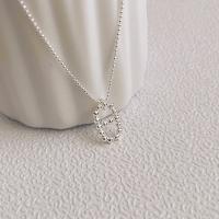 Sterling Silver Jewelry Necklace, 925 Sterling Silver, with 6cm extender chain, fashion jewelry & for woman Approx 40 cm 