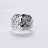Стерлингового серебра кольцо, 925 пробы, ювелирные изделия моды & Мужский, 15mm, продается PC