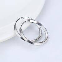 Stainless Steel Huggie Hoop Earring, 304 Stainless Steel, plated, fashion jewelry & for woman 