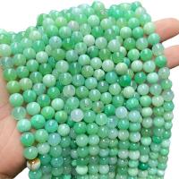 Einzelne Edelstein Perlen, Australien Jade, rund, poliert, DIY & verschiedene Größen vorhanden, verkauft von Strang