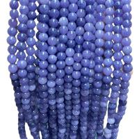 Perles aigue-marine, Rond, poli, DIY & normes différentes pour le choix, Vendu par brin