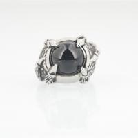 Harz Finger Ring, Titanstahl, mit Harz, Punk-Stil & verschiedene Größen vorhanden & für den Menschen, keine, 15.5x20mm, Größe:7-12, verkauft von PC