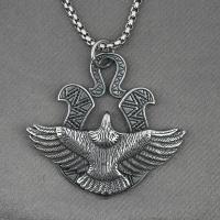 Titanium Steel Jewelry Necklace, Eagle, fashion jewelry & for man, original color Approx 23.6 Inch 