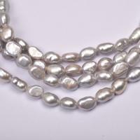 Keshi Cultured Freshwater Pearl Beads, DIY, grey, 5-6mm Approx 36-37 cm 