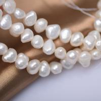 Keshi Cultured Freshwater Pearl Beads, DIY, white, 8-9mm Approx 39 cm 