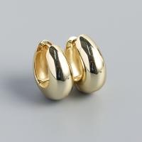 Sterling Silber Tropfen Ohrring, 925er Sterling Silber, plattiert, Modeschmuck & für Frau, keine, 10x20mm, Innendurchmesser:ca. 9.5mm, verkauft von Paar