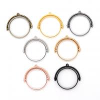 Zinc Alloy Jewelry Pendants, Round, plated, 360 Degree Rotating & DIY 