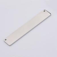 Stainless Steel Connector Bar, 304 Stainless Steel, Rectangle, polished, DIY & 1/1 loop 