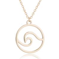 Zinc Alloy Necklace, Round, plated, for woman Approx 45 cm 