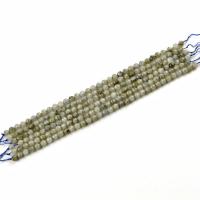 Perles en labradorite, Rond, DIY, gris, 8mm mm, Vendu par brin
