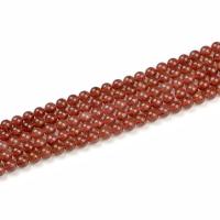 Perles nature de couleur Mix, Strawberry Quartz, Rond, DIY, rouge, 8mm mm, Vendu par brin